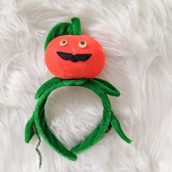 Kids Pumpkin Halloween Headband - Picture 1 of 2